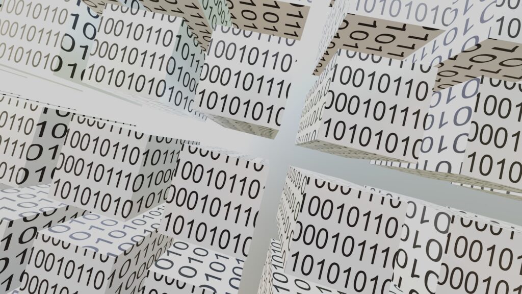 a group of white boxes with numbers on them